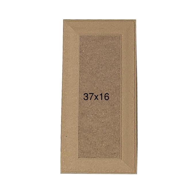 Ahşap Pano 37x16cm PA243 (Kalın)
