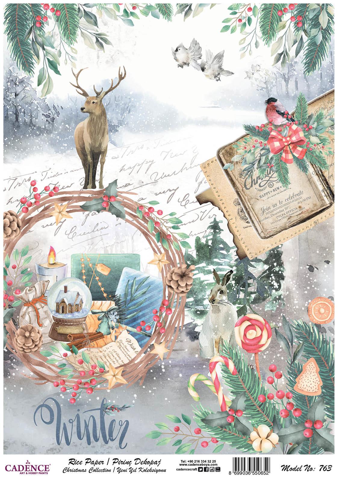 Cadence Pirinç Dekopaj Kağıdı Model - 763