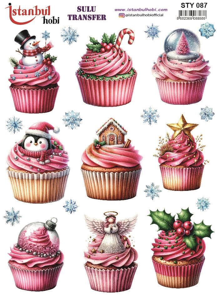 Yılbaşı Sulu Transfer 25x35cm STY087