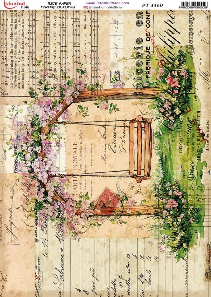 Pirinç Dekopaj Kağıdı 30x42cm PT-4460