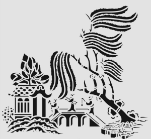 Siluet Desenler Stencil Şablon (25x25) SL-053