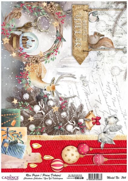 Cadence Pirinç Dekopaj Kağıdı Model - 764