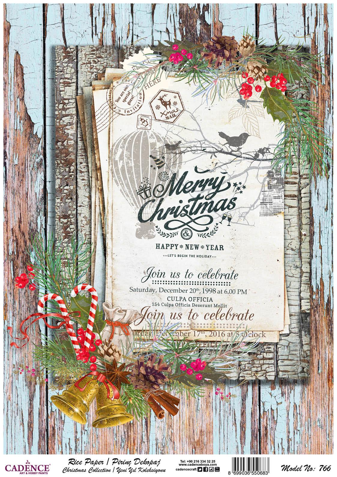 Cadence Pirinç Dekopaj Kağıdı Model - 766