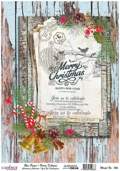 Cadence Pirinç Dekopaj Kağıdı Model - 766