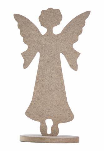 Dekoratif Ahşap Melek Demonte 8mm K-283