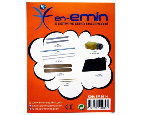 Güneş Enerjili Basit Robot Yapım Seti