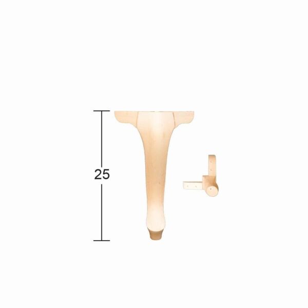 Lükens Ayak 25cm Doğal Ağaç FT-04