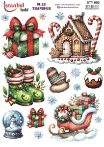 Yılbaşı Sulu Transfer 25x35cm STY092