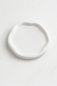 Dekoratif Yuvarlak Sunumluk Tabak 18,5x18,5cm