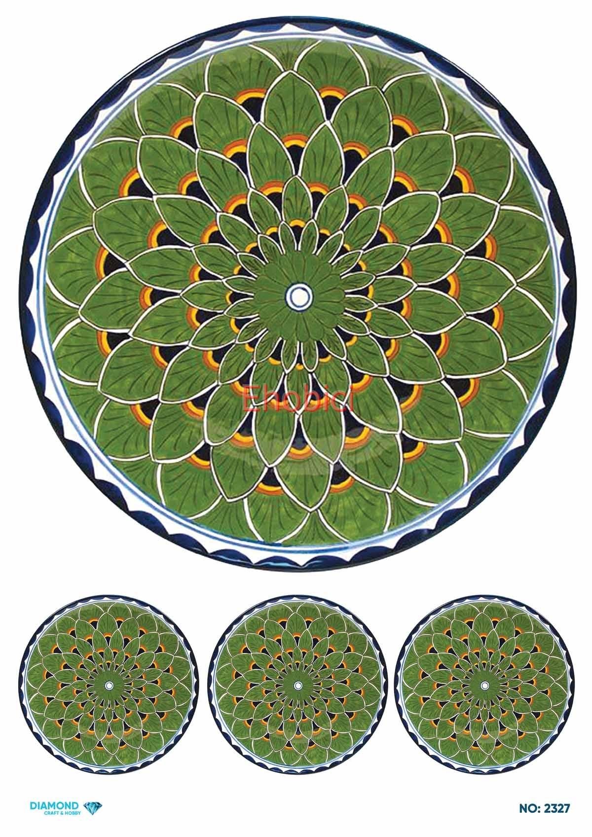 Diamond Pirinç Dekopaj Kağıdı - 2327