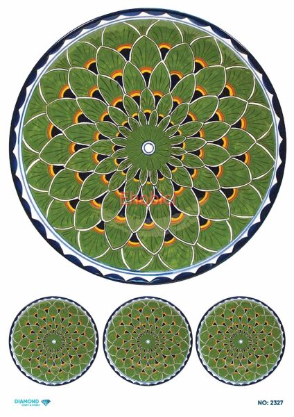 Diamond Pirinç Dekopaj Kağıdı - 2327