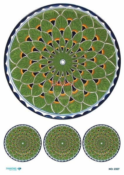 Diamond Pirinç Dekopaj Kağıdı - 2327