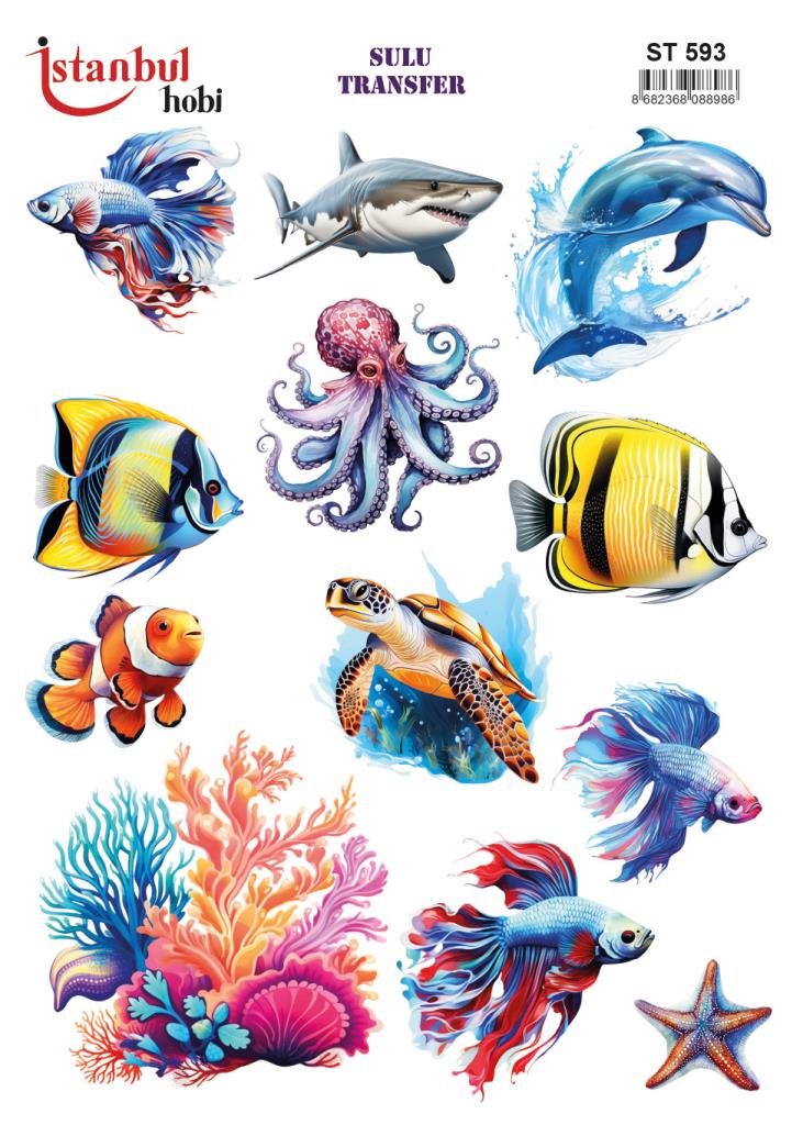 Sulu Transfer Kağıdı 25x35cm ST-593