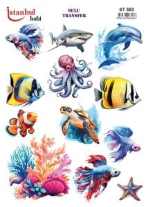 Sulu Transfer Kağıdı 25x35cm ST-593