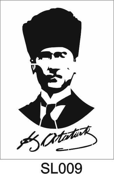 Siluet Desenler Stencil Şablon (25x35) SL-009