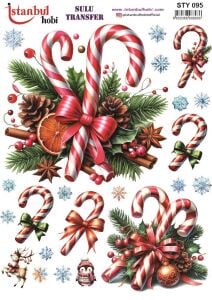 Yılbaşı Sulu Transfer 25x35cm STY095