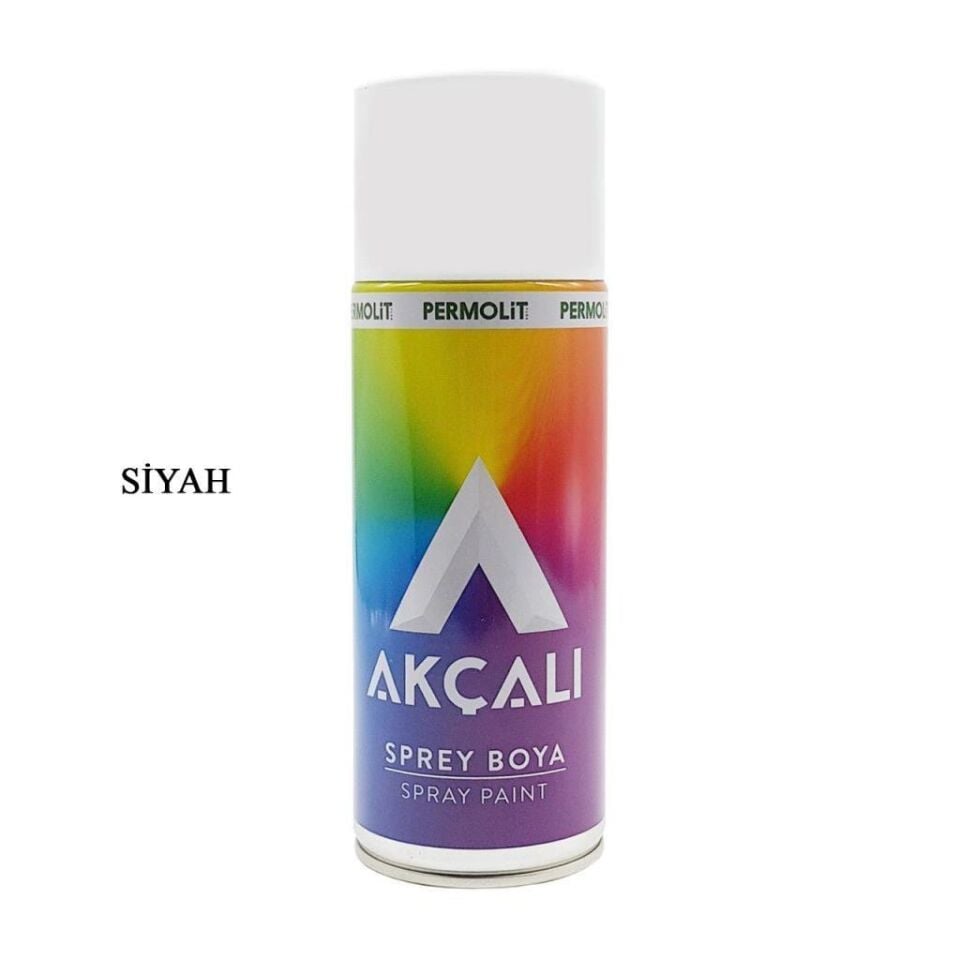 Akçalı Sprey Boya 326 Parlak Siyah 400ML