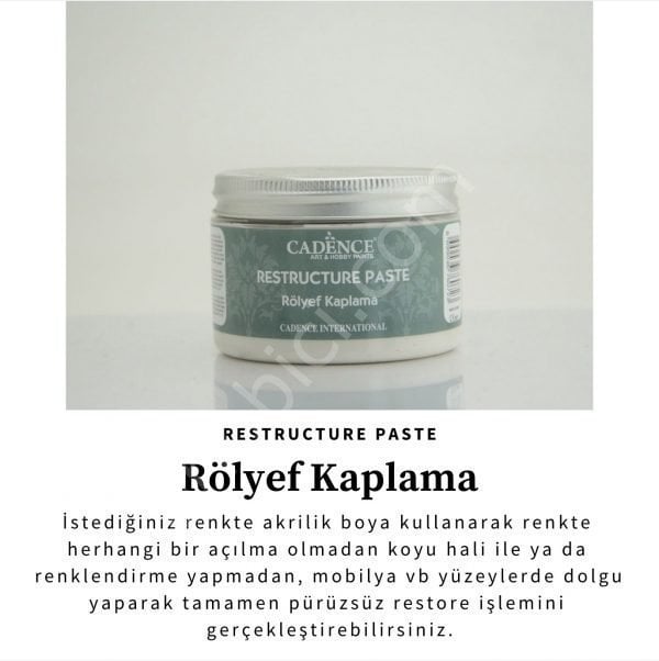 Cadence Rölyef Kaplama - Restructure Paste 150ml