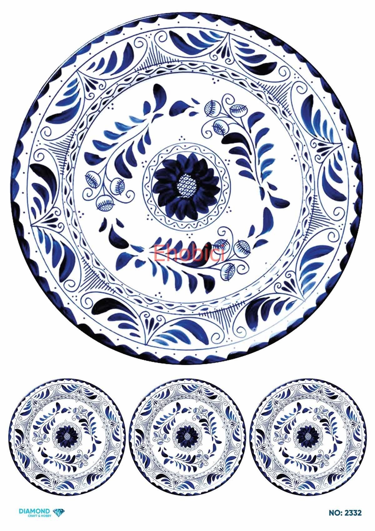 Diamond Pirinç Dekopaj Kağıdı - 2332