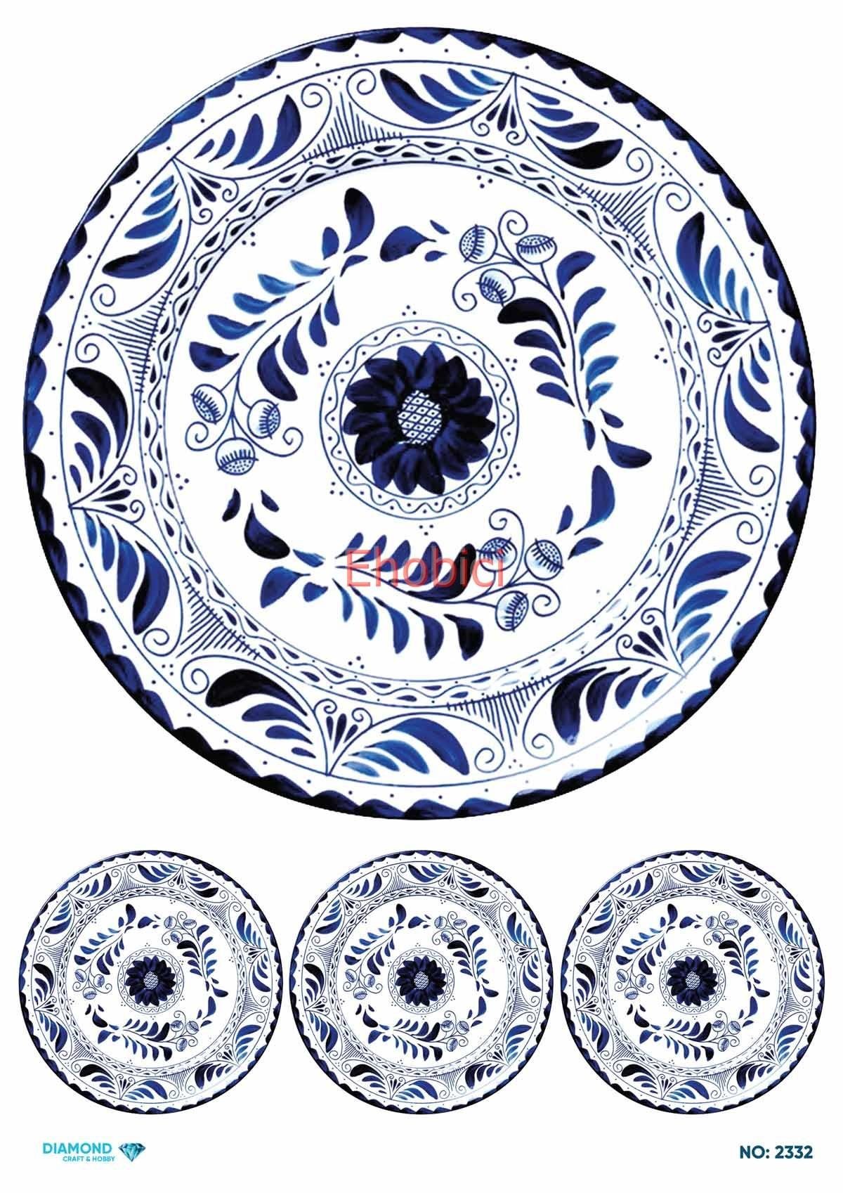 Diamond Pirinç Dekopaj Kağıdı - 2332