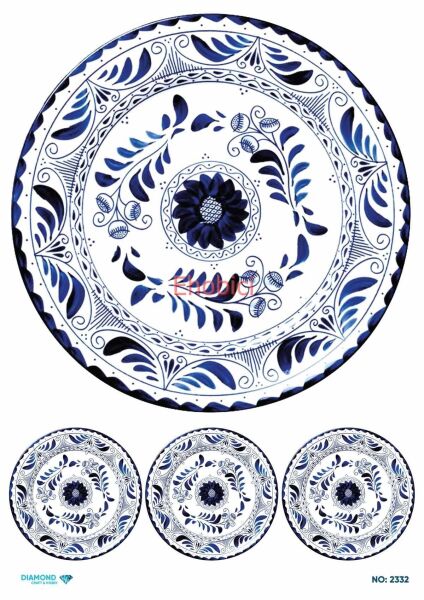 Diamond Pirinç Dekopaj Kağıdı - 2332