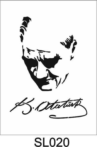 Siluet Desenler Stencil Şablon (25x35) SL-020