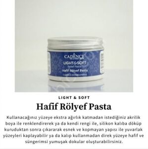Cadence Hafif Rölyef Pasta - Light & Soft Relief Paste 150ml