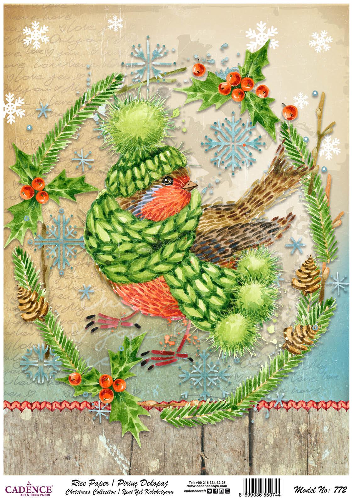 Cadence Pirinç Dekopaj Kağıdı Model - 772