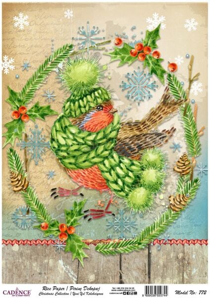 Cadence Pirinç Dekopaj Kağıdı Model - 772