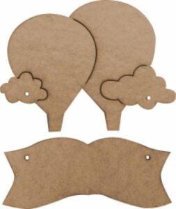 Ahşap Kapı Süsü Balonlu L-79