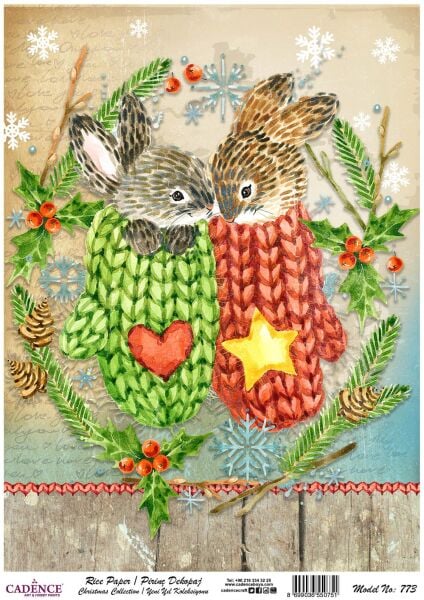 Cadence Pirinç Dekopaj Kağıdı Model - 773