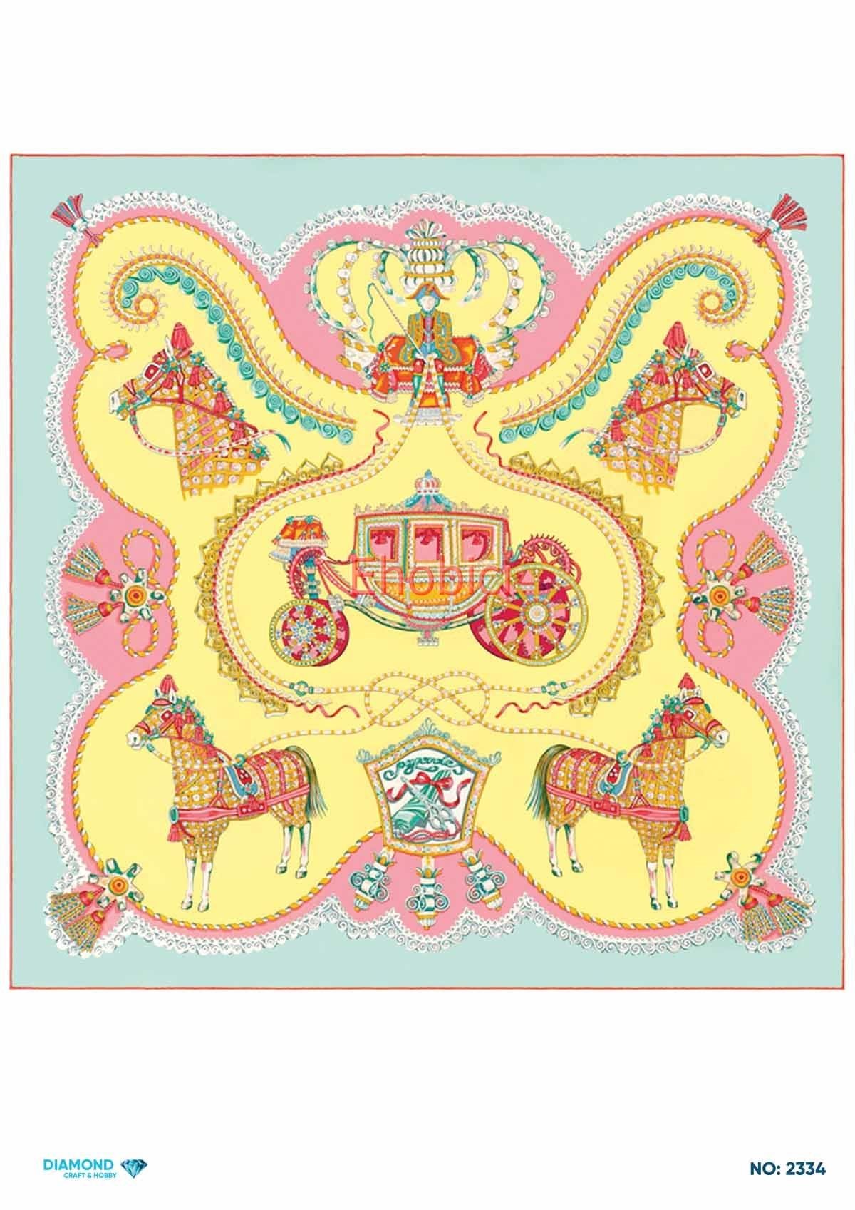 Diamond Pirinç Dekopaj Kağıdı - 2334