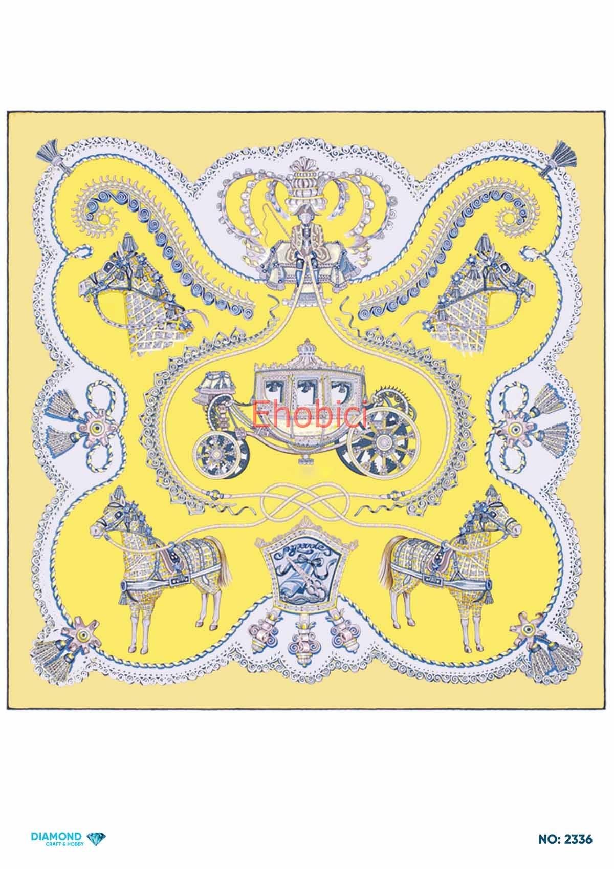 Diamond Pirinç Dekopaj Kağıdı - 2336