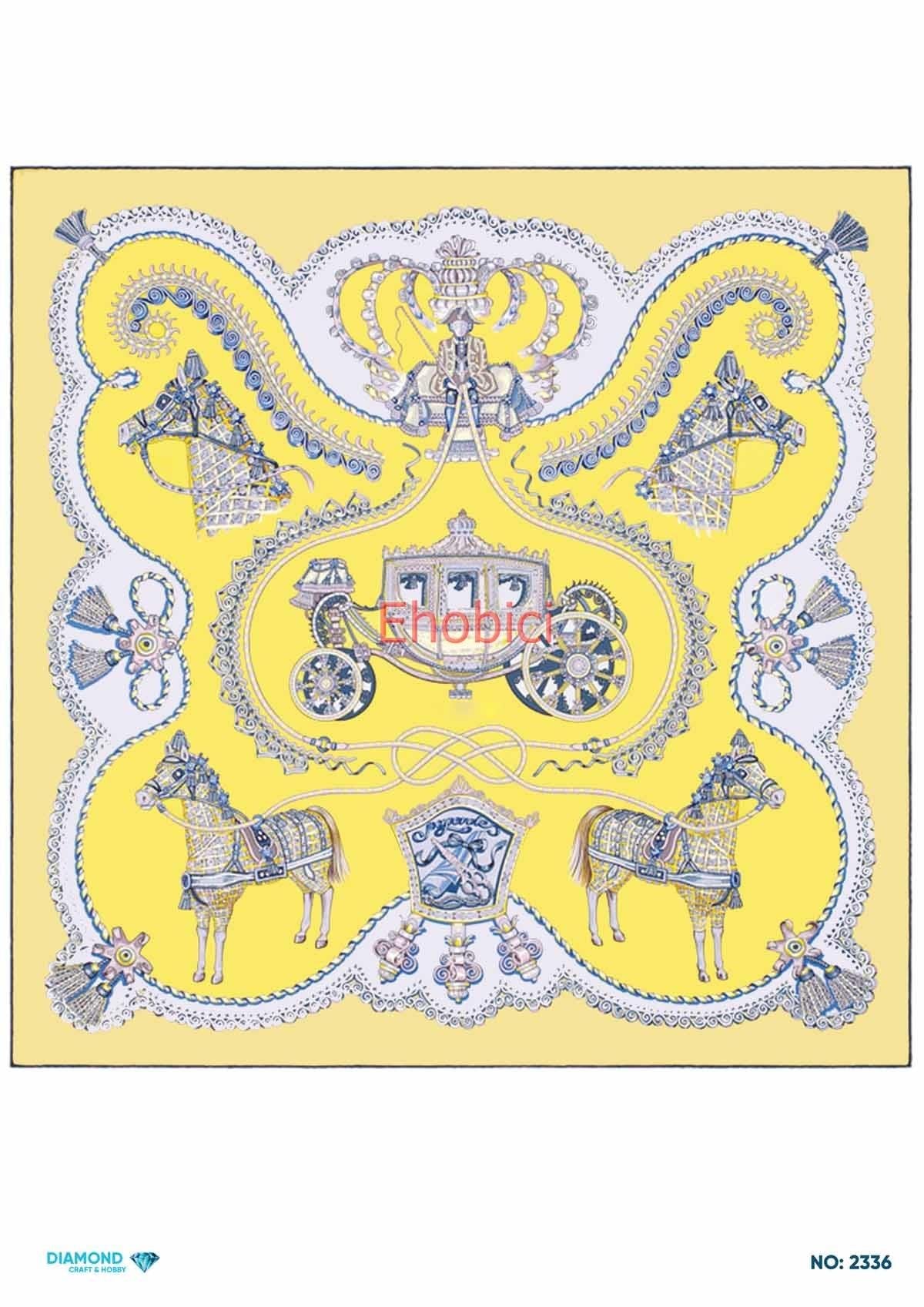 Diamond Pirinç Dekopaj Kağıdı - 2336