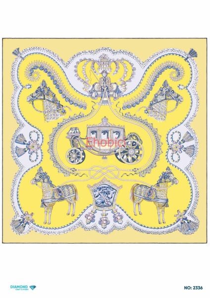 Diamond Pirinç Dekopaj Kağıdı - 2336