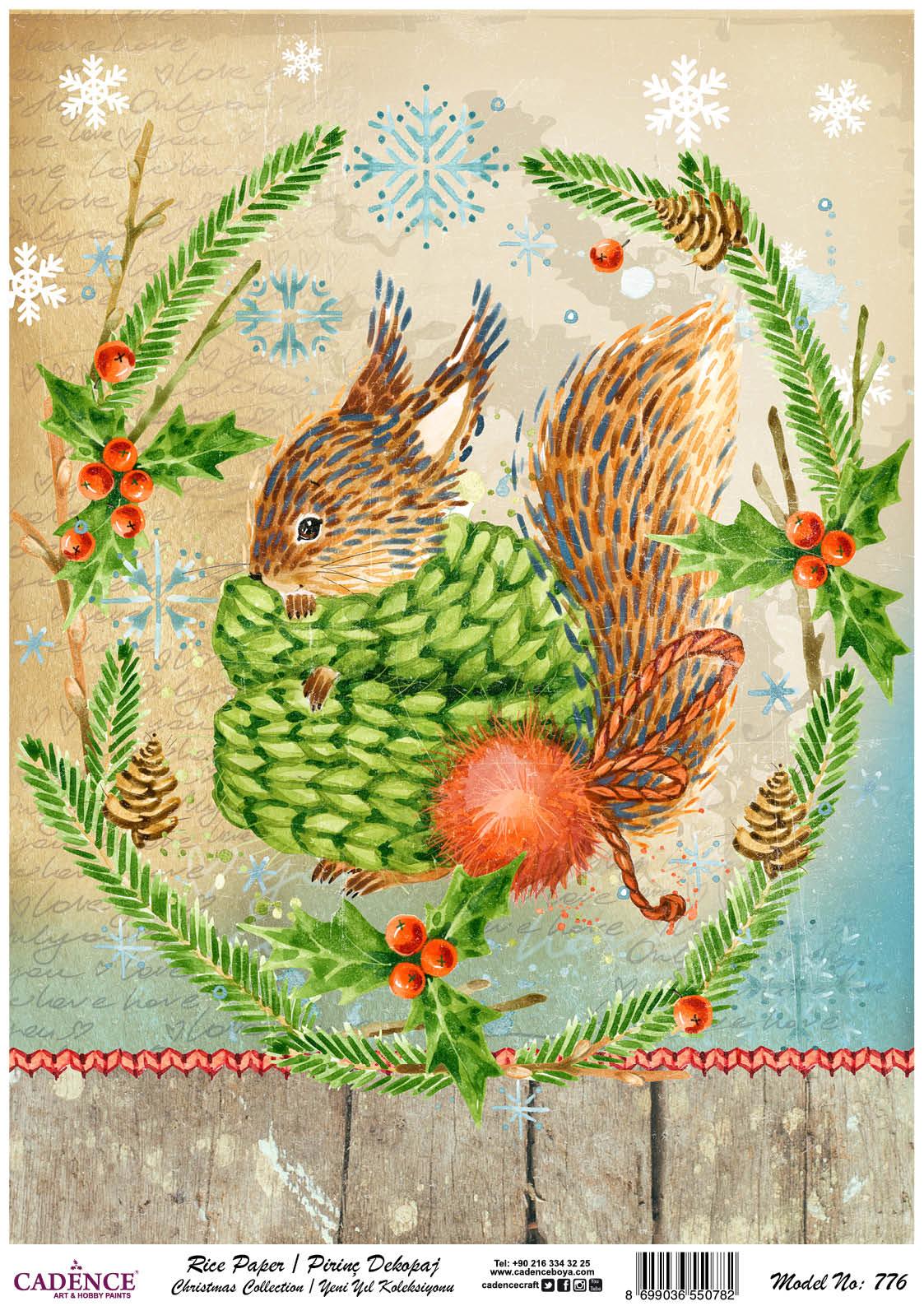 Cadence Pirinç Dekopaj Kağıdı Model - 776