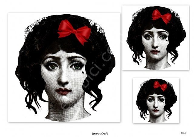 Lineart Craft Porselen Dekopaj Transfer 42x33cm PD-007