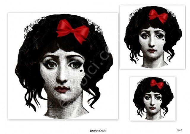 Lineart Craft Porselen Dekopaj Transfer 42x33cm PD-007