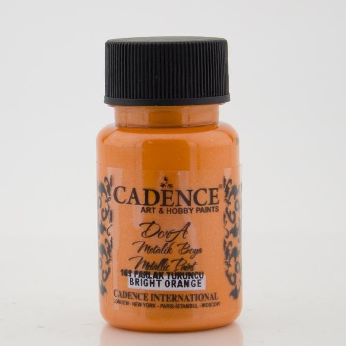 Cadence Dora Metalik Boya 169 Parlak Turuncu 50ML