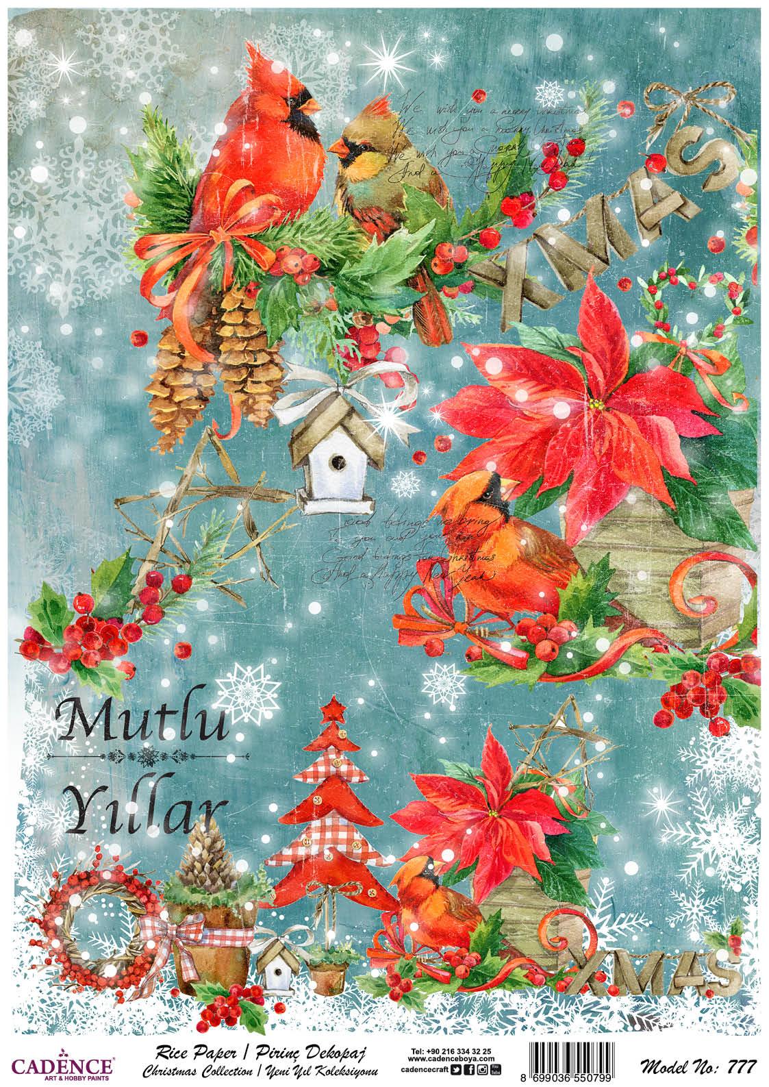 Cadence Pirinç Dekopaj Kağıdı Model - 777