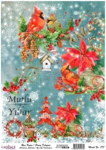 Cadence Pirinç Dekopaj Kağıdı Model - 777