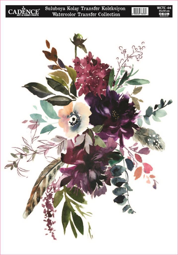 Cadence Suluboya Çiçek Kolay Transfer WCTC-004