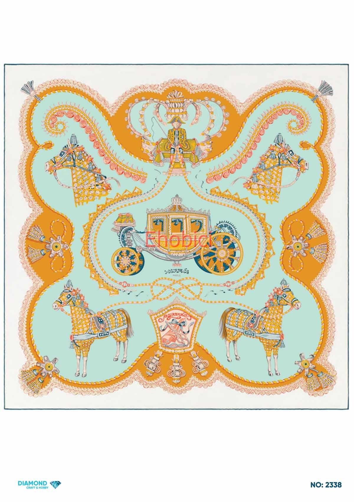 Diamond Pirinç Dekopaj Kağıdı - 2338