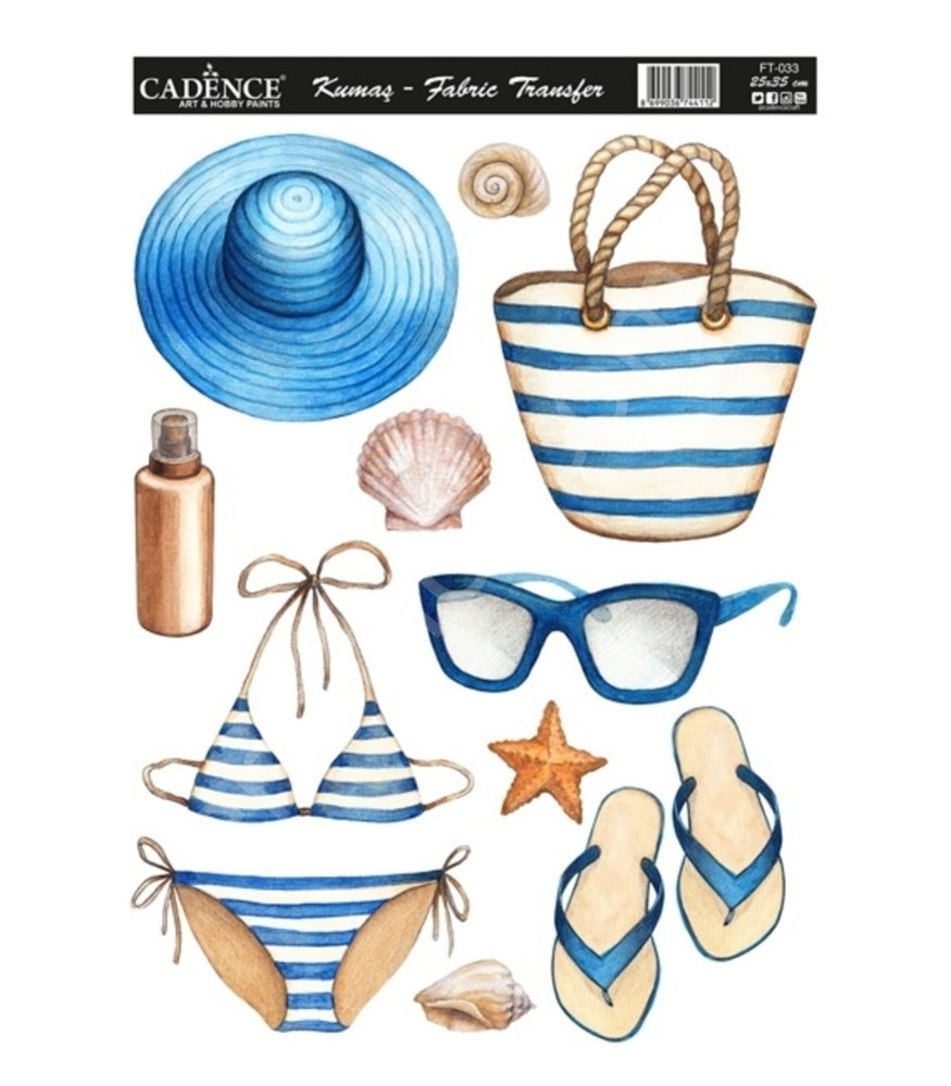 FT-33  Cadence Kumaş Transfer 25x35cm