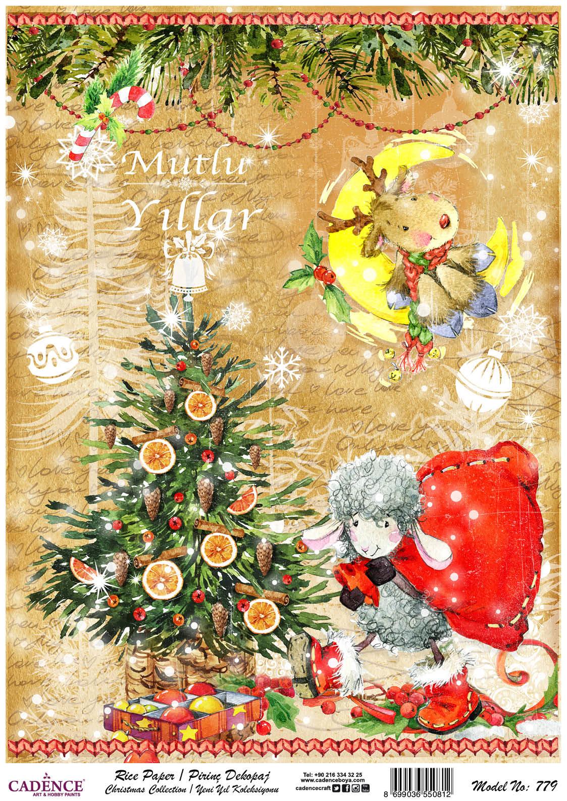 Cadence Pirinç Dekopaj Kağıdı Model - 779