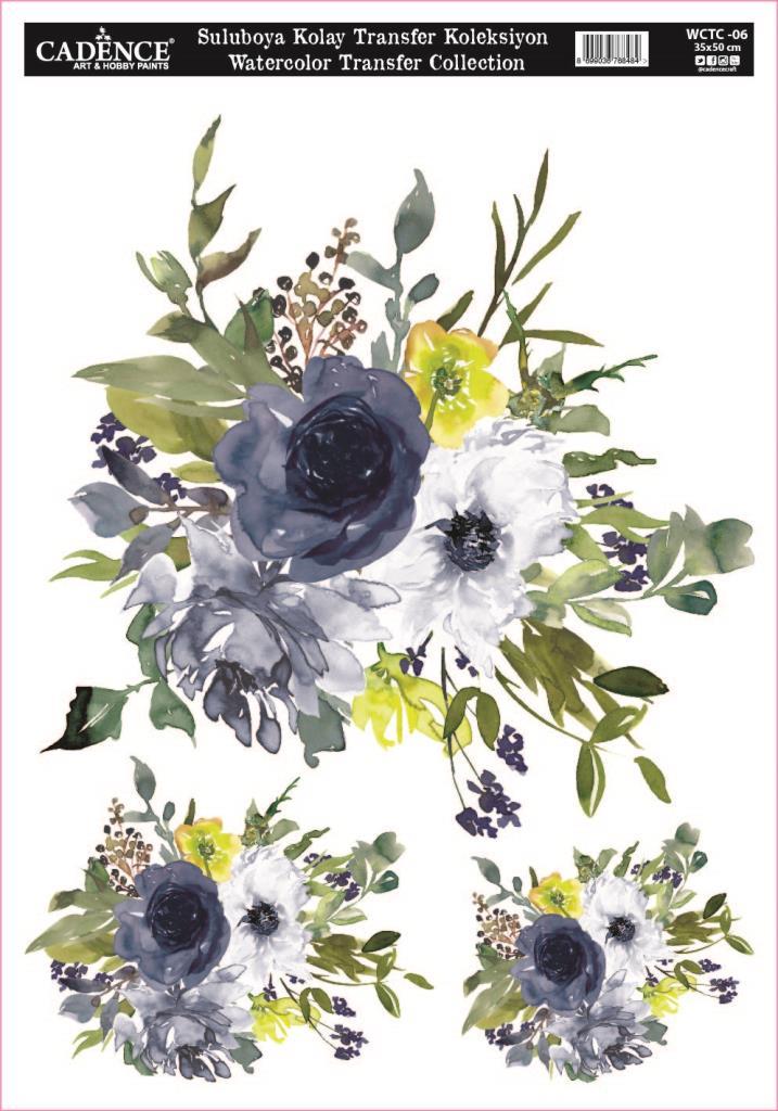 Cadence Suluboya Çiçek Kolay Transfer WCTC-006