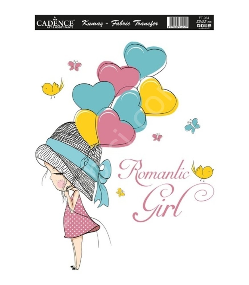 FT-34  Cadence Kumaş Transfer 25x35cm