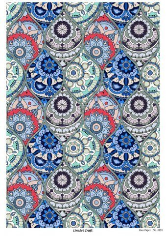 Lineart Pirinç Dekopaj Kağıdı Model - 2591