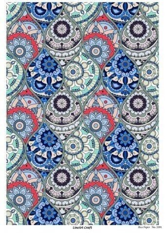 Lineart Pirinç Dekopaj Kağıdı Model - 2591