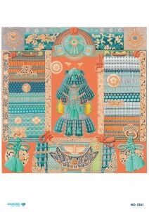 Diamond Pirinç Dekopaj Kağıdı - 2341